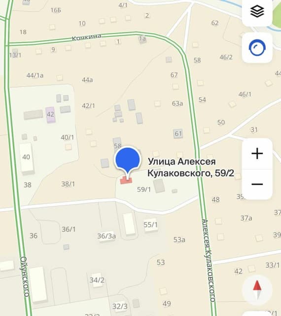 1 комн., 35 м², Дерев. б/у, Другие районы 2