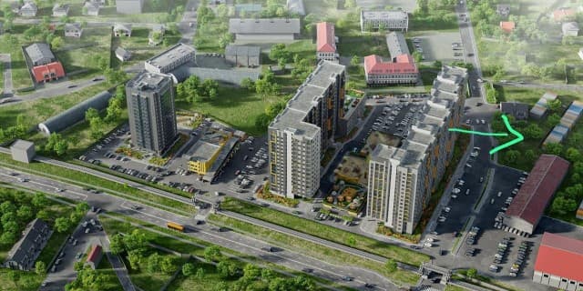 1 комн., 47 м², Монолитно-каркасный, Вилюйский тракт