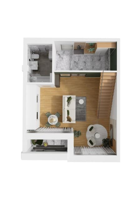 2 комн., 65 м², Монолитно-каркасный, Вилюйский тракт 5