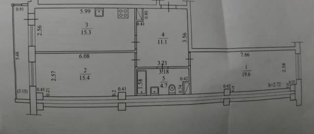 2 комн., 71 м², Монолитно-каркасный, 203 мкрн. 13