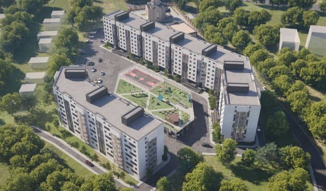 2 комн., 53 м², Монолитно-каркасный, Авторынок 7