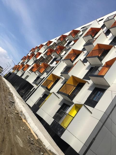 1 комн., 38 м², Монолитно-каркасный, ДСК