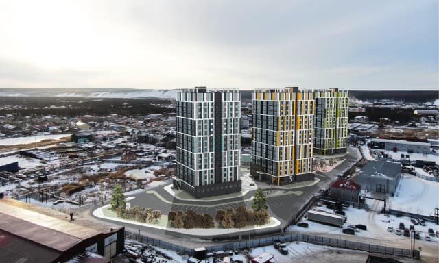 1 комн., 40 м², Монолитно-каркасный, Сайсары 7