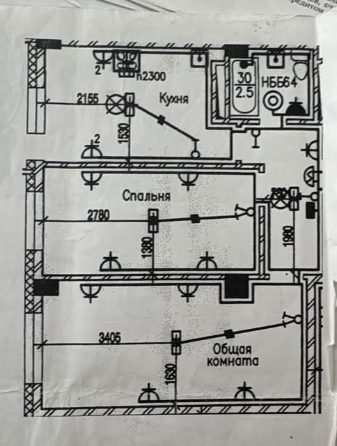 2 комн., 65 м², Монолитно-каркасный, 203 мкрн. 10