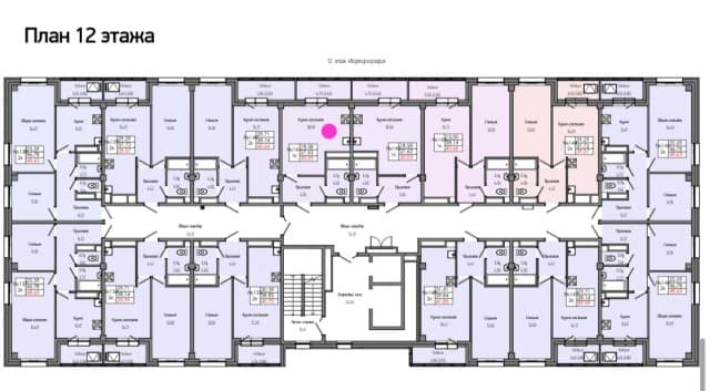 Студия, 29 м², Монолитно-каркасный, Дом быта 2