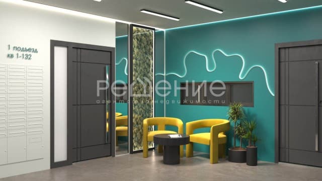 2 комн., 55 м², Монолитно-каркасный, Автодорожная