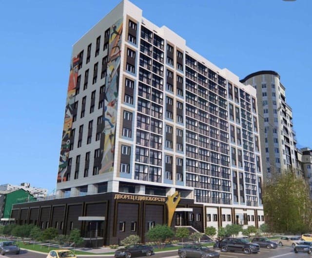 Студия, 29 м², Монолитно-каркасный, Дом быта