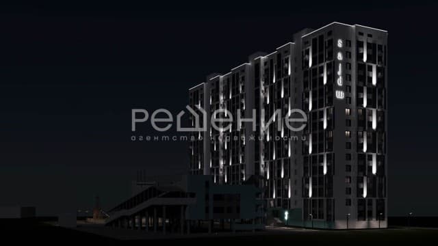 2 комн., 55 м², Монолитно-каркасный, Автодорожная 3