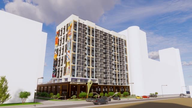 Студия, 30 м², Монолитно-каркасный, Дом быта