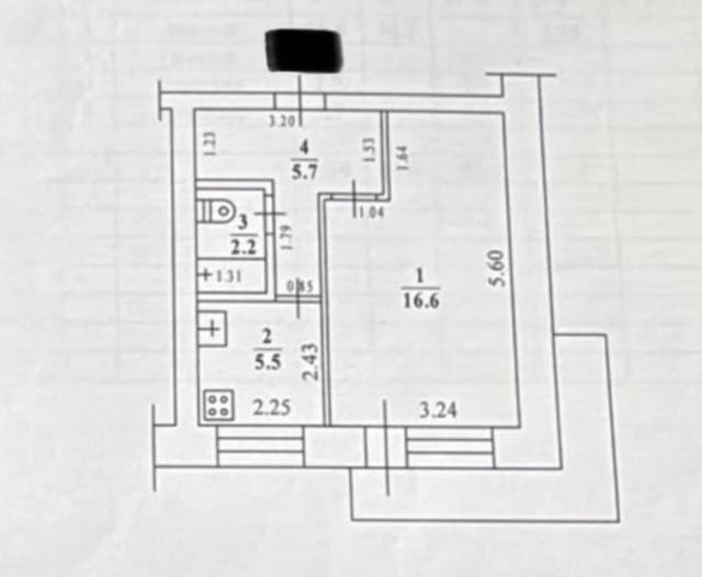 1 комн., 30 м², Малосемейка, Автовокзал 9