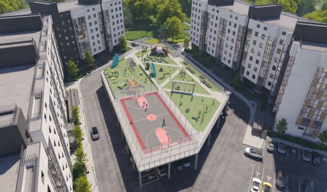 2 комн., 47 м², Монолитно-каркасный, Авторынок 4