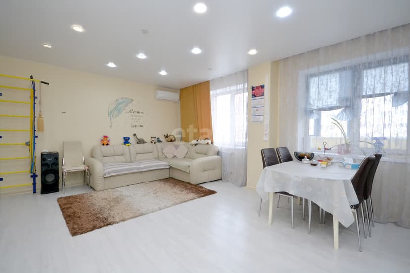 3 комн., 105 м², Монолитно-каркасный 3