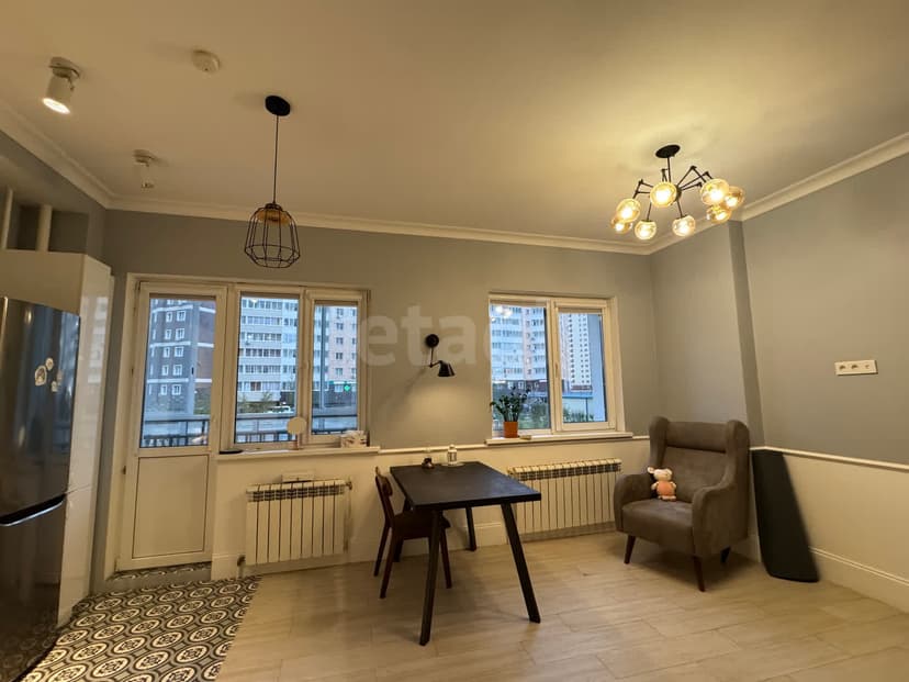1 комн., 36 м², Инд. планировка 3