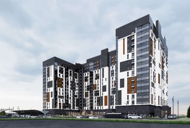 1 комн., 37 м², Монолитно-каркасный