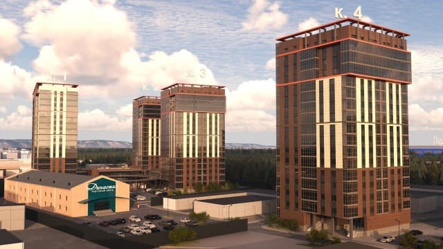 2 комн., 72 м², Монолитно-каркасный, Крестьянский рынок, стадион "Туймаада"