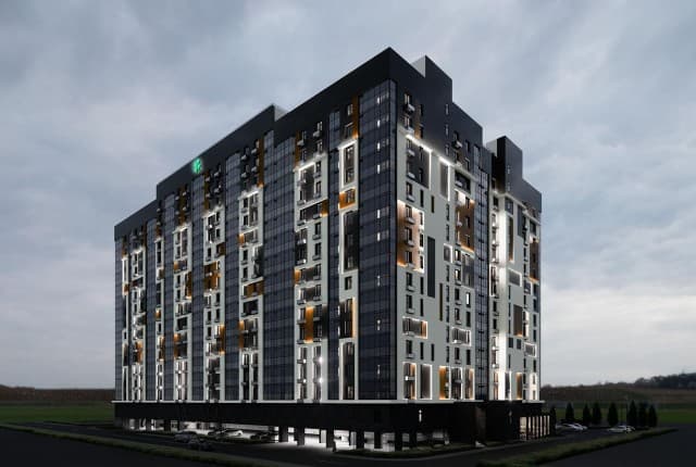 1 комн., 37 м², Монолитно-каркасный, Сайсары