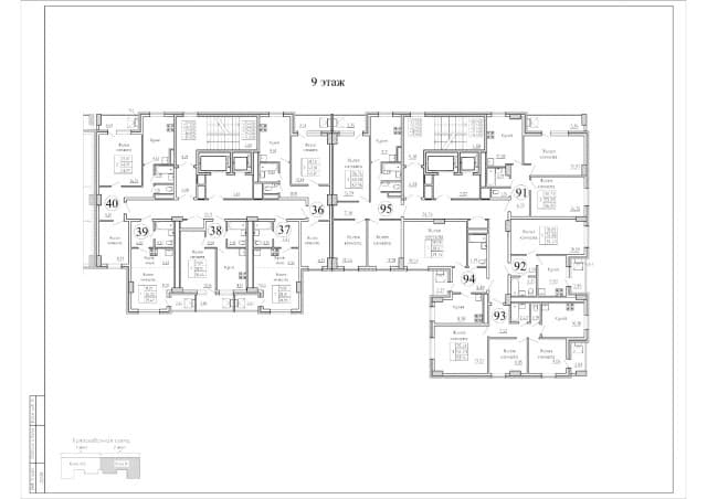 2 комн., 45 м², Монолитно-каркасный, ЯКСМК 2