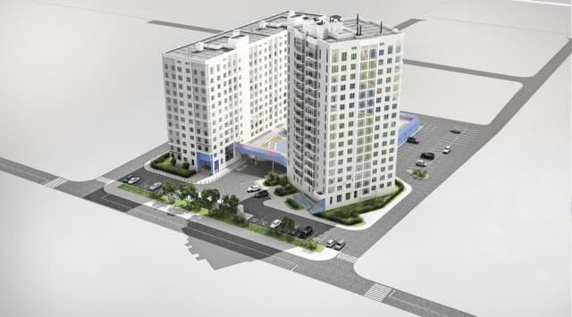 2 комн., 62 м², Монолитно-каркасный, Автодорожная 8