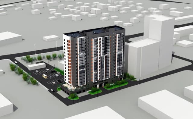 1 комн., 43 м², Монолитно-каркасный, 11 квартал