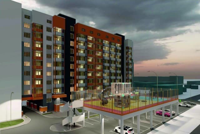 3 комн., Монолитно-каркасный, Авиапорт