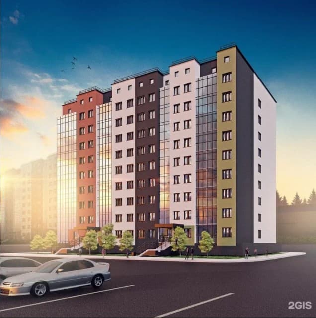 Студия, 22 м², Монолитно-каркасный, 16 квартал