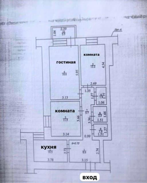 3 комн., 77 м², Инд. планировка, Манчаары 7