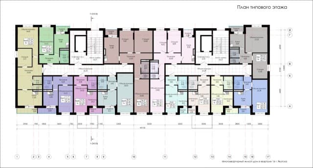 Студия, 22 м², Монолитно-каркасный, 16 квартал 3