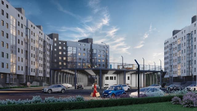 1 комн., Монолитно-каркасный, Авторынок 5