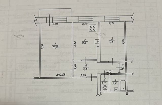 2 комн., КПД, Муус Хайа 2