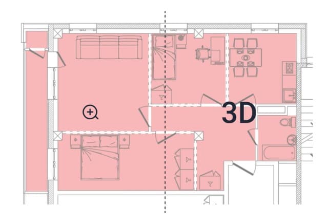 3 комн., Монолитно-каркасный, Вилюйский тракт