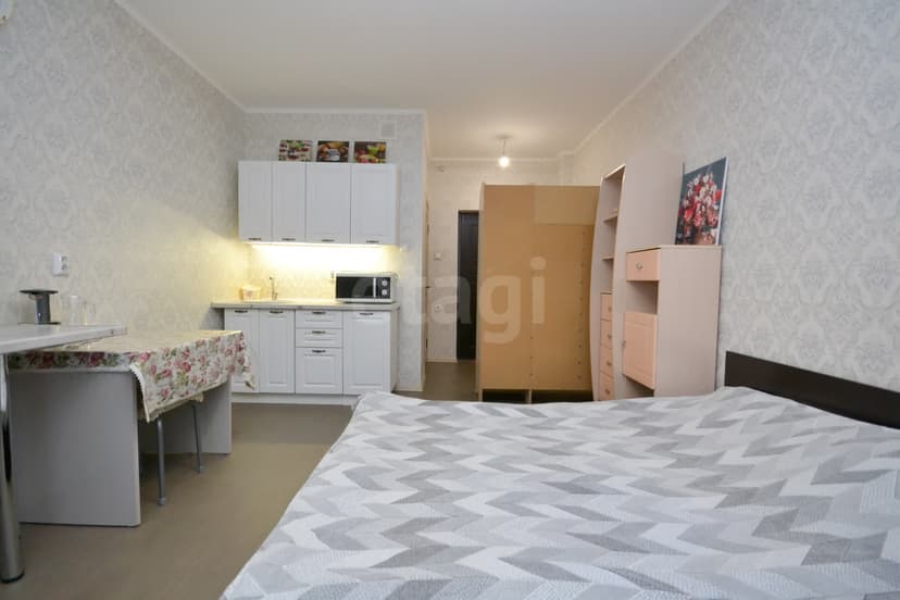 Студия, 25 м², Монолитно-каркасный 3