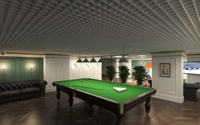 2 комн., 46 м², Инд. планировка 3