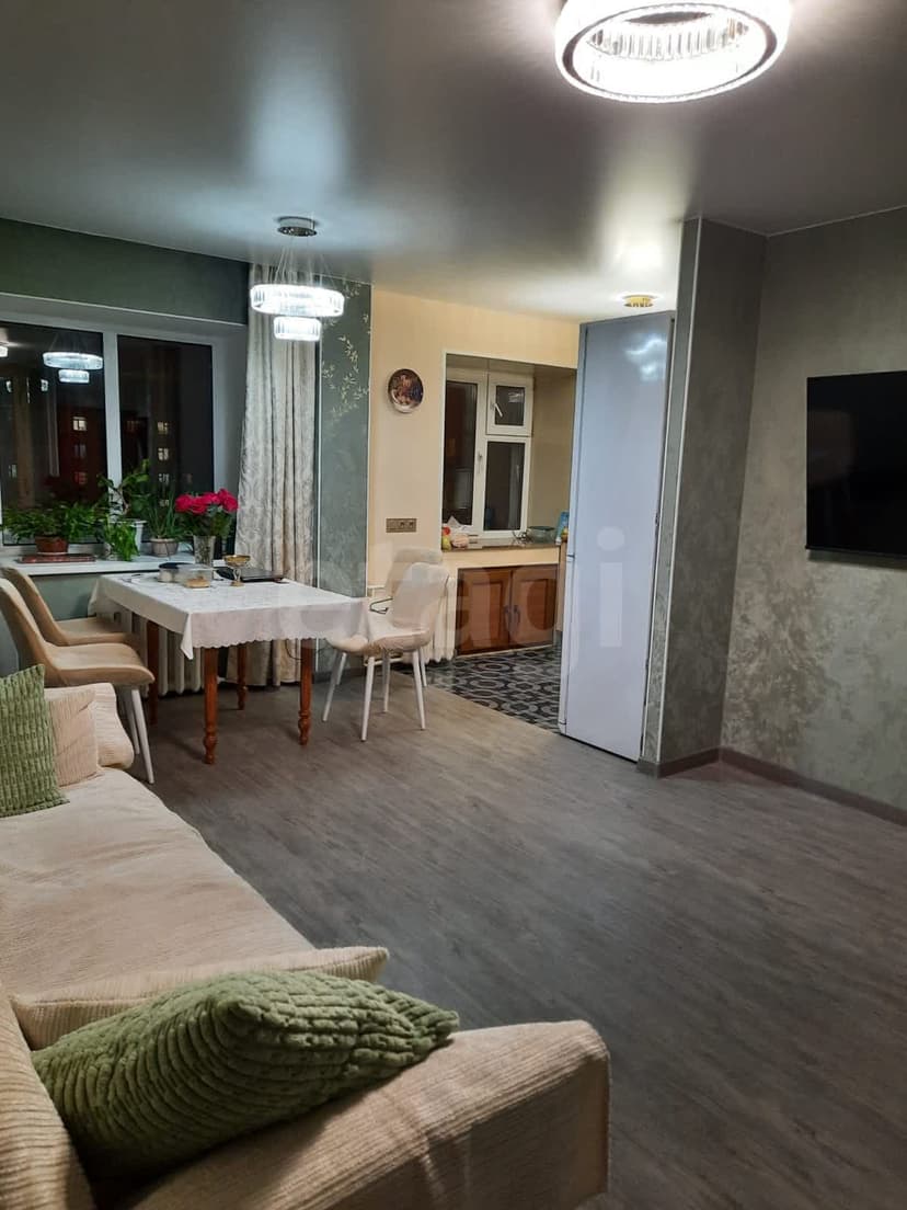 3 комн., 54 м², Хрущевка 2