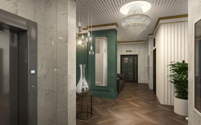 2 комн., 46 м², Инд. планировка