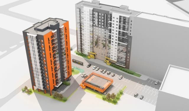 1 комн., 42 м², Монолитно-каркасный, Залог 3