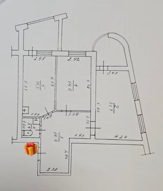 Больше 4 комн., Инд. планировка, Площадь Победы 17