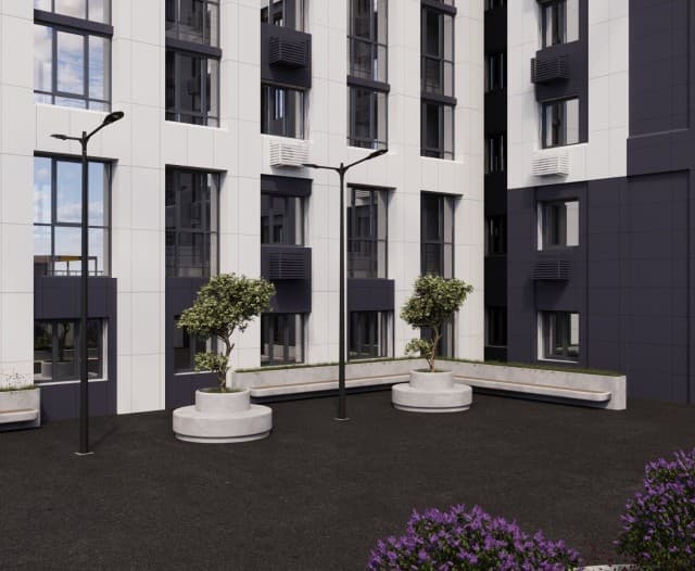 1 комн., Монолитно-каркасный, Вавилон 8