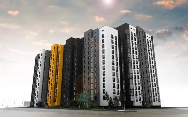 3 комн., 60 м², Монолитно-каркасный, Сайсары 12