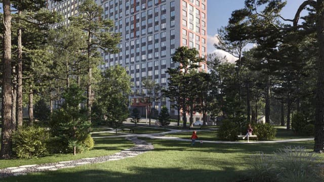 Студия, 24 м², Монолитно-каркасный, Другие районы 2