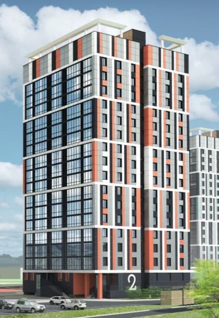 1 комн., Монолитно-каркасный 2