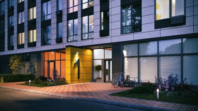 Студия, 24 м², Монолитно-каркасный, Другие районы 6