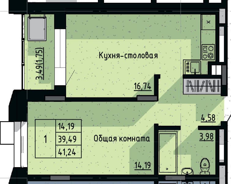 Квартира 57 1