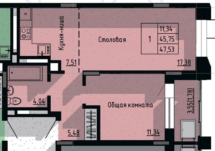 Квартира 80 1