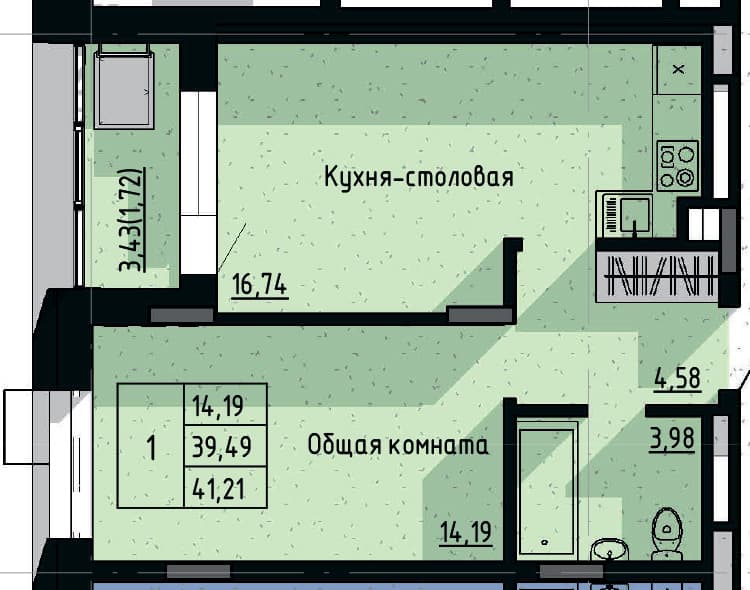 Квартира 92 1