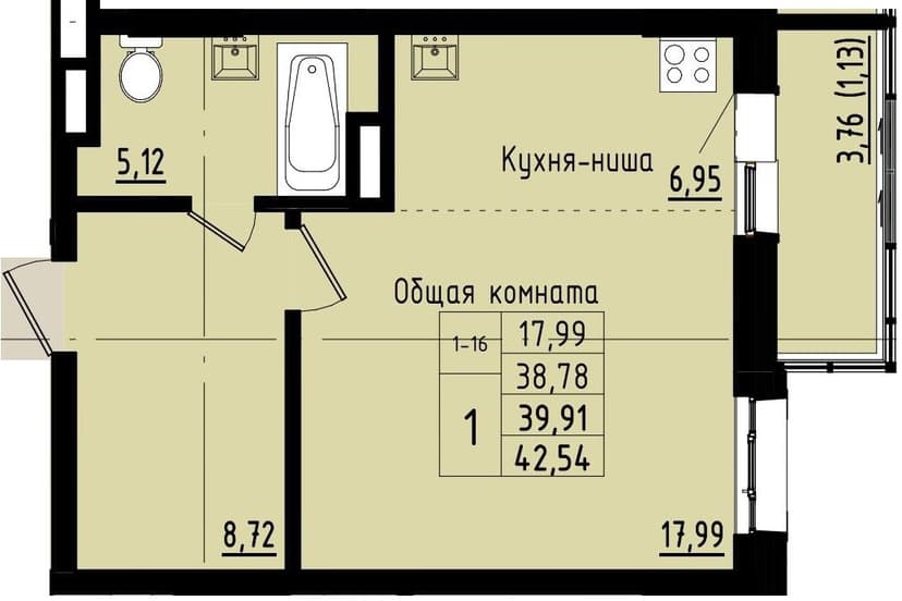 Квартира 16 1