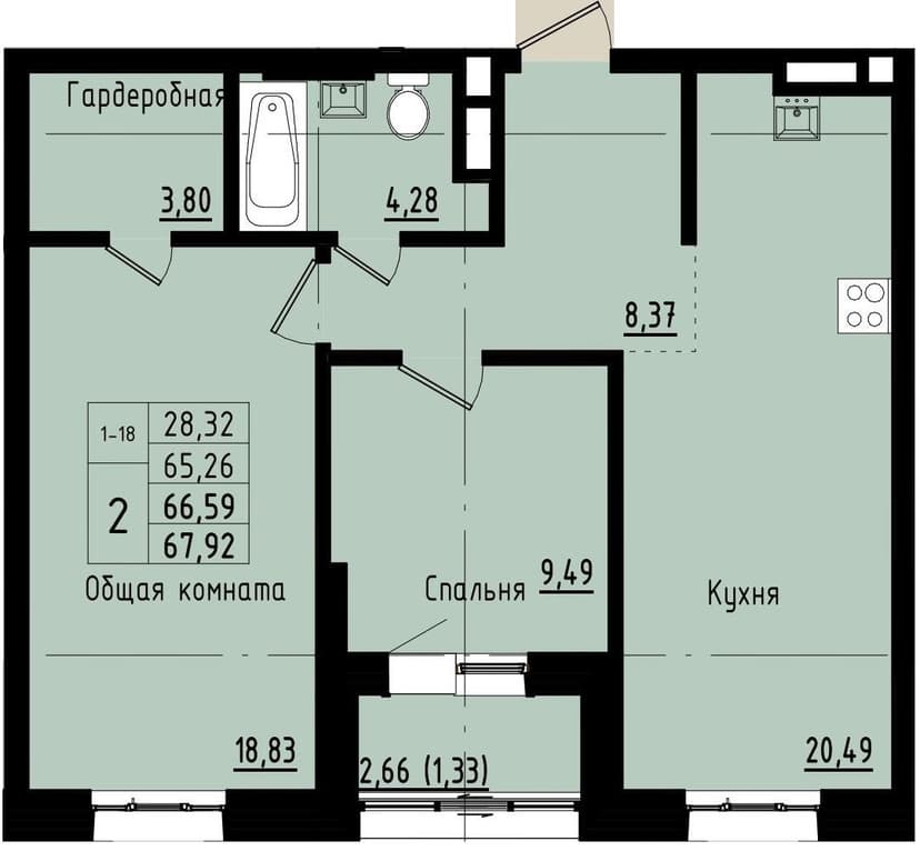 Квартира 18 1