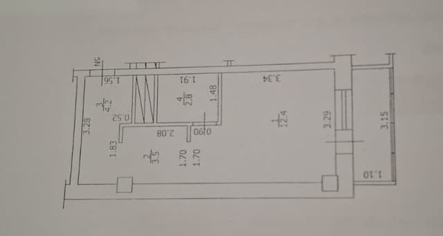 1 комн., 23 м², Монолитно-каркасный, Рынок Столичный 9