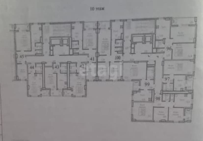 2 комн., 56 м², Монолитно-каркасный 4