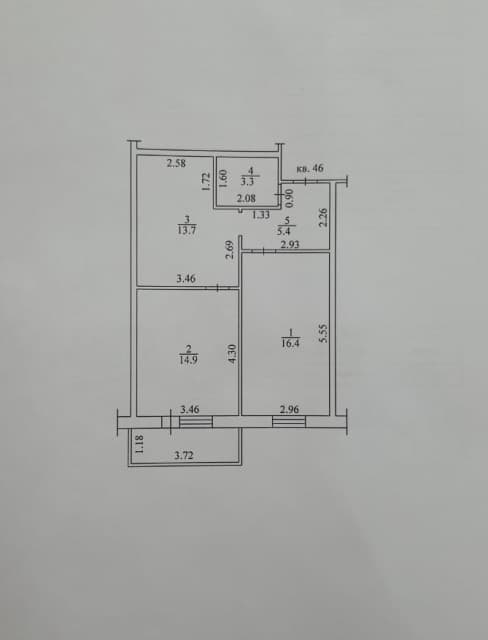 2 комн., Инд. планировка, Жатай 2