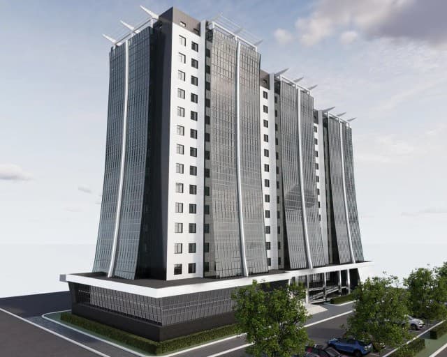 1 комн., 36 м², Монолитно-каркасный, Апельсин 2
